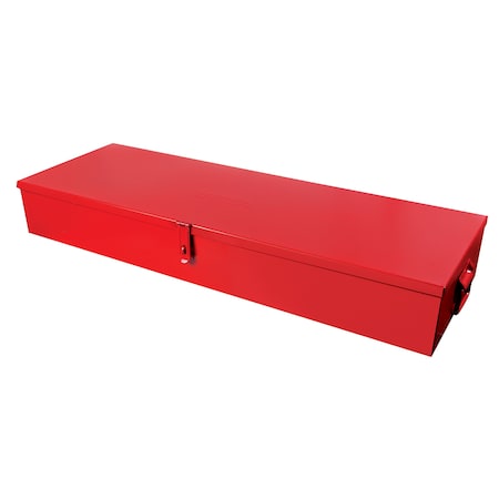 Urrea Tool Box, Metal, Red, 35 in L x 11-3/4 in W x 4-7/8 in D, Capacity 2007 cu in 5896